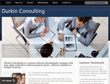 Tablet Screenshot of durkin-consulting.com